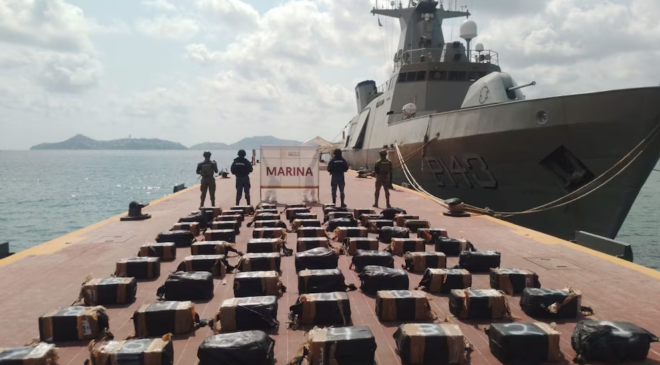 Interceptan más de 380 millones de pesos en cocaína tras patrullajes marítimos en Guerrero