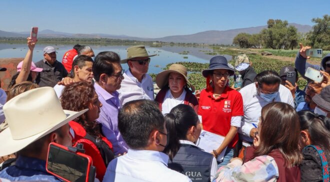 Autoridades de los tres órdenes de gobierno evalúan avances y trazan rutas para atender la situación de la presa Endhó