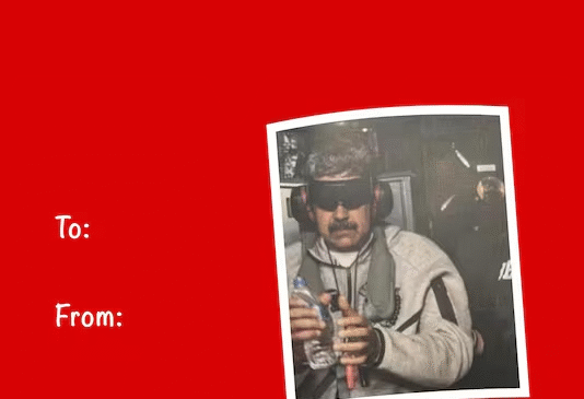 La Casa Blanca comparte tarjetas por San Valentín con la captura de Maduro, situación en Groenlandia y por migrantes; «capturaste mi corazón», dice