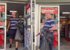 “No había necesidad”; usuario exhibe y regaña a extranjeros en Oxxo robando tras la muerte de “El Mencho”