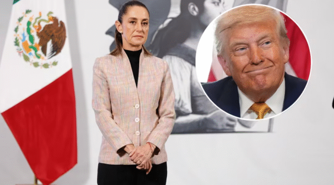 En Portada Sheinbaum se planta ante Trump: No a la intervención militar