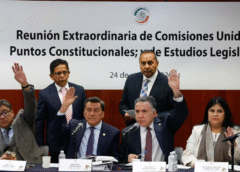 «Plan B» electoral avanza en Comisiones del Senado; Morena y Partido Verde lo avalan sin respaldo del PT