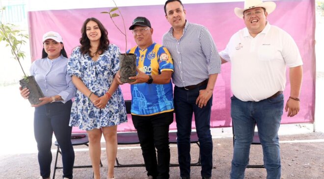 Impulsa Cristhian Martínez la reforestación a través del programa “Sembrando el futuro”