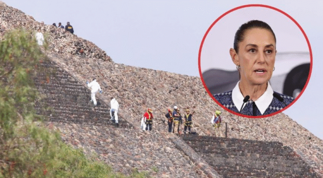 «Nuestra solidaridad con los familiares de la persona que perdió la vida», dice Sheinbaum tras balacera en Teotihuacán