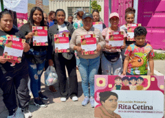 “Queremos que las niñas y niños sean felices”: presidenta Claudia Sheinbaum anuncia el inicio de la entrega de las tarjetas de la beca de apoyo para uniformes y útiles “rita cetina”