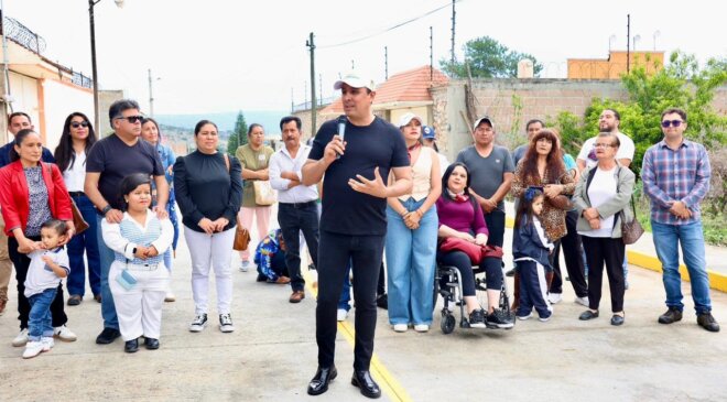 Más obras que transforman Tula: calles más dignas para las familias tulenses