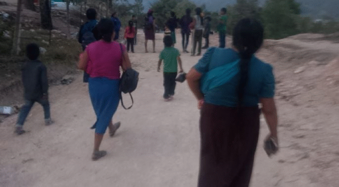 Al menos 800 familias de Chilapa de Álvarez fueron desplazadas por ataques armados de grupo delictivo