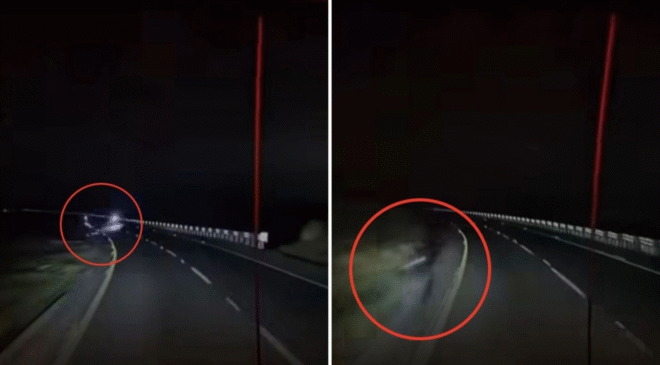 Trailero atropella a presuntos delincuentes para escapar de asalto en la autopista Puebla-Orizaba | IMÁGENES FUERTES