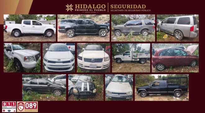 Elementos de diversas corporaciones desmantelaron centro de operación criminal en Tepetitlan; tenían un arsenal