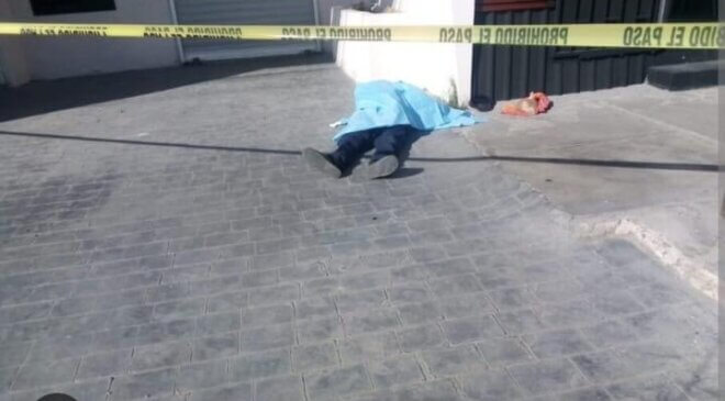 El cadáver de un joven de uno 25 años quedó tirado en una calle del municipio de Atitalaquia, donde lo acribillaron a balazos