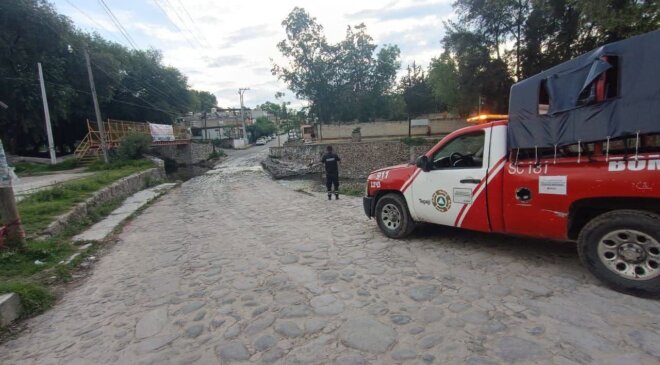 Vigilancia permanente en ríos y presas de Tepeji, realiza Protección civil ante el pronóstico de lluvias