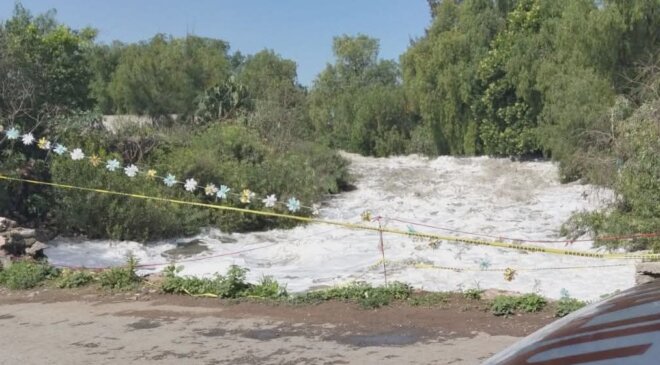 El río Salado se encuentra al 100% de capacidad a la altura de Tezontepec, por lo que protección civil municipal emite recomendaciones a la población
