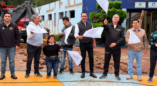 Inicia la construcción de una cancha de squash y la rehabilitación del gimnasio de la Unidad Deportiva de Tula de Allende