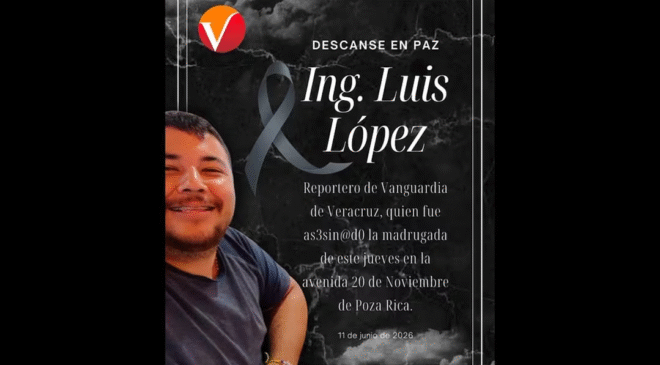 Matan a balazos a Luis Ángel López, reportero de nota roja en Veracruz; contaba con medidas cautelares y de seguridad