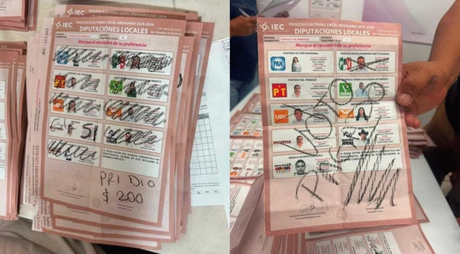 Morena denuncia presunta compra de votos en Coahuila por 200 pesos; «¡las boletas confirman el QRGate!», acusa