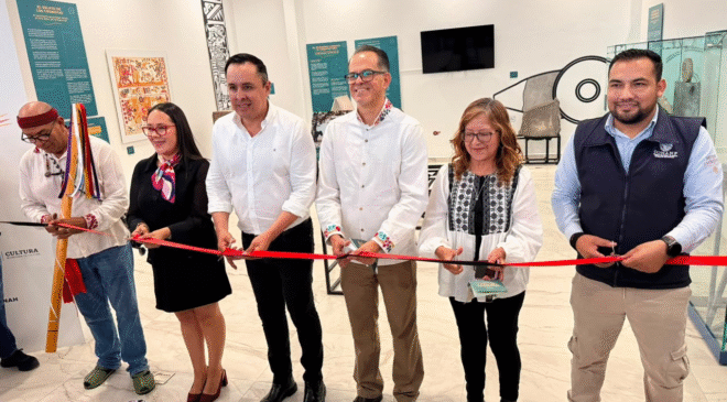 Se inaugura la exposición Juego de Pelota en Tula: El eco del movimiento divino, con la colaboración del Centro INAH Hidalgo, gobierno municipal de Tula y Atotonilco de Tula
