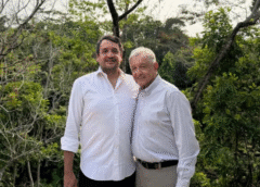 Andy López Beltrán comparte foto con AMLO; «soy hijo de quienes aman y lucharon por el pueblo», asegura