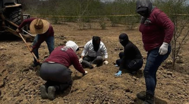 Hallan cinco nuevas fosas clandestinas en Concordia, Sinaloa