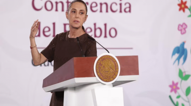 Sheinbaum cuestiona filtraciones de EU; AMLO la respalda
