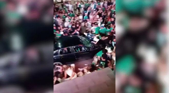 Conductor atropella al menos a 17 personas durante festejos mundialistas en Cabo San Lucas, BCS