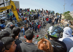 Rescatistas mexicanos esperan señales entre los escombros en La Guaira, Venezuela; «si hay alguien ahí con vida, grite»