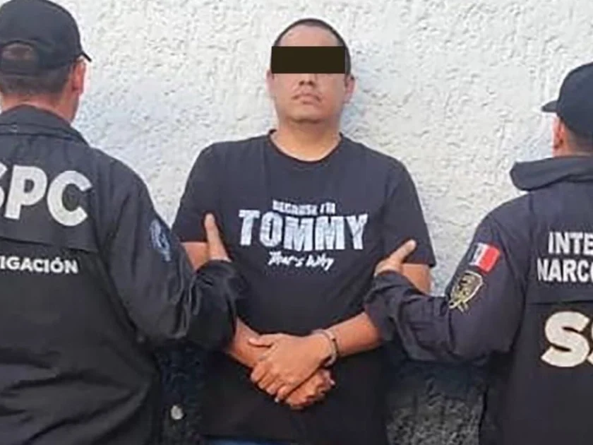 La captura fue realizada en el municipio de Zapopan, Jalisco. Crédito: Gabinete de Seguridad