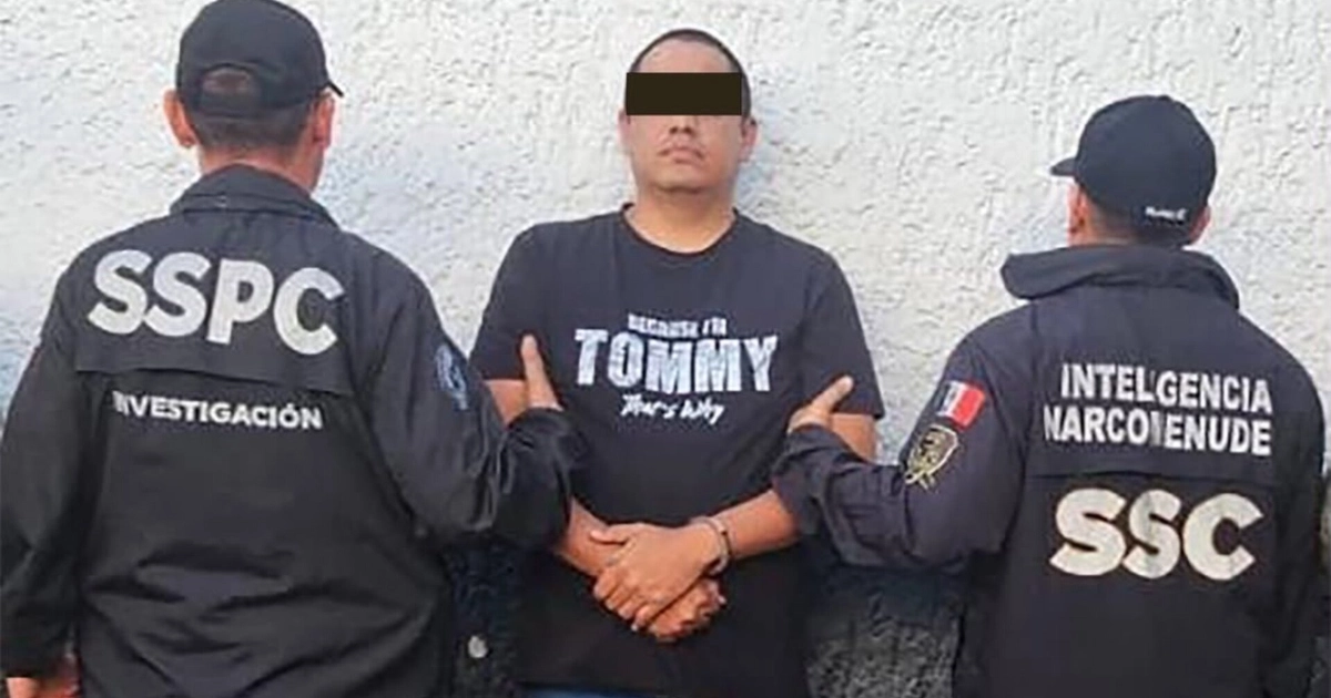 La captura fue realizada en el municipio de Zapopan, Jalisco. Crédito: Gabinete de Seguridad