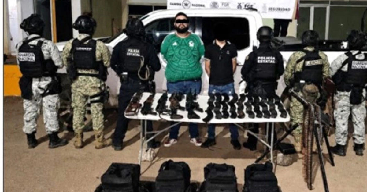 Autoridades mexicanas detuvieron a El 20 del Cártel de Sinaloa. (Defensa)