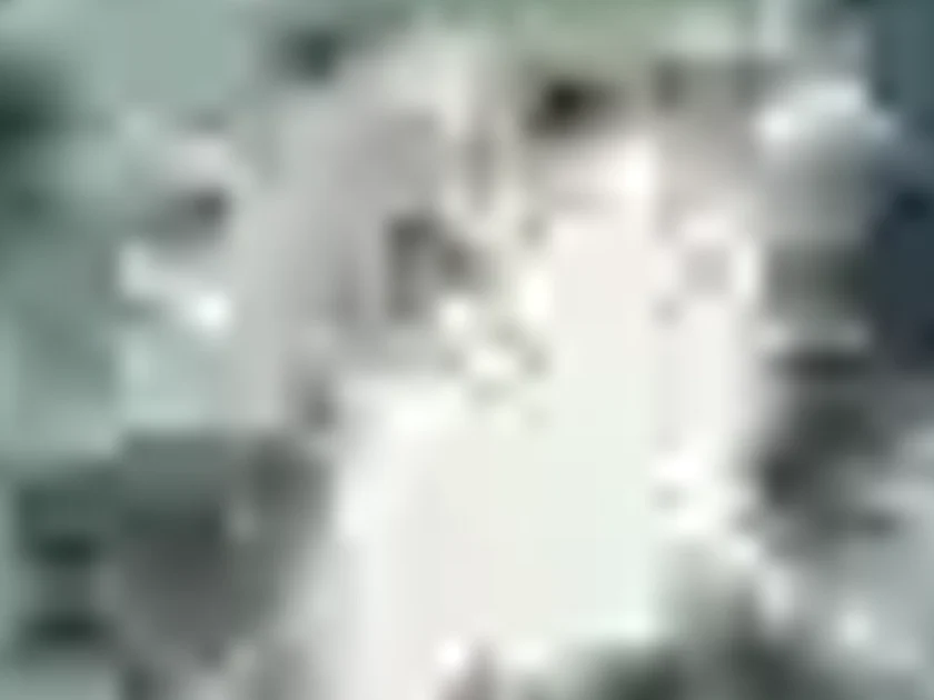 En la imagen se observa un ataque de EE. UU. a un dron de combate iraní.