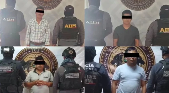 Detienen a cuatro hombres por abusar sexualmente de un niño en Chiapas y difundir el video: podrían recibir hasta 50 años de cárcel