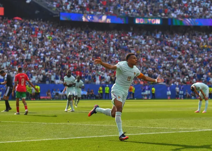 Kylian Mbappé festeja su gol contra Marruecos / Foto: AP