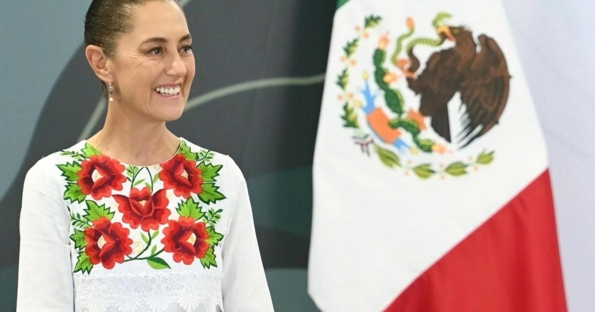 Presidenta Claudia Sheinbaum durante su conferencia de prensa desde el estado de Quintana Roo (17/07/2026). Foto: Presidencia
