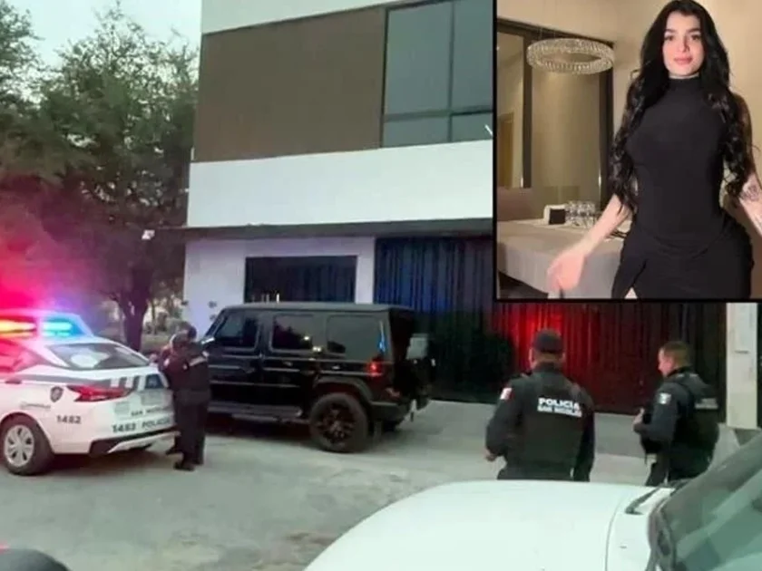 Elementos de corporaciones policiacas acudieron a la vivienda de la influencer en la Colonia Las Puentes tras el reporte de robo e intento de secuestro.