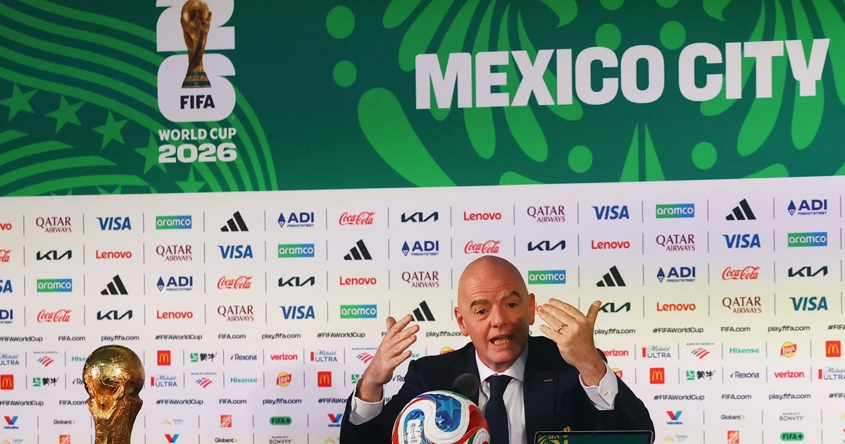 La Federación Mexicana de Futbol confirmó que recibió la notificación de la FIFA sobre el plan de Infantino en cuanto a la gestión de activos comerciales de la Copa Mundial. REUTERS/Henry Romero