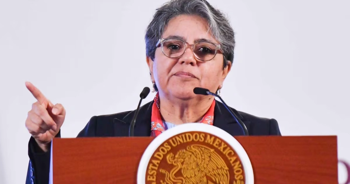 Raquel Buenrostro, secretaria Anticorrupción y Buen Gobierno, en la 'Mañanera del Pueblo' del 17 de octubre de 2024. Foto: Mario Jasso/ Cuartoscuro
