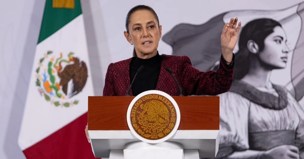 Claudia Sheinbaum Pardo en su conferencia matutina el 20 de julio de 2026. Foto: Hugo Salvador/EL UNIVERSAL