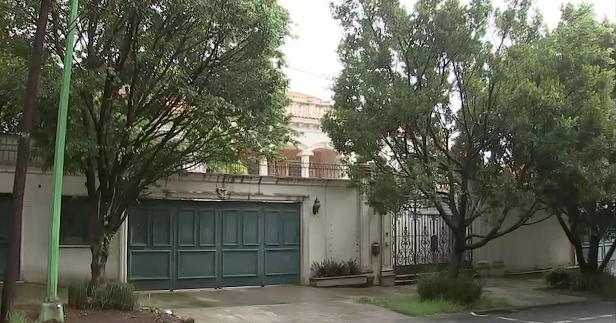 Casa donde fue encontrada la millonaria suma de dólares. Crédito: Especial