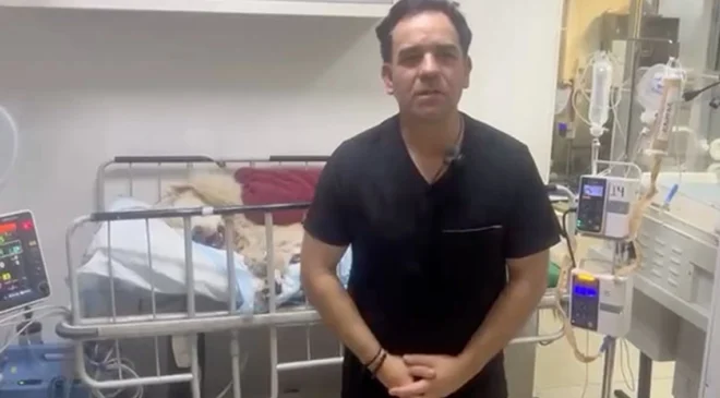 Rocky, el perro arrastrado por una camioneta, se debate entre la vida y la muerte