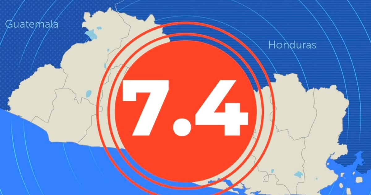 El Ministerio de Medio Ambiente de El Salvador confirma que no existe amenaza de tsunami tras el sismo de 7.4 sentido en la región.