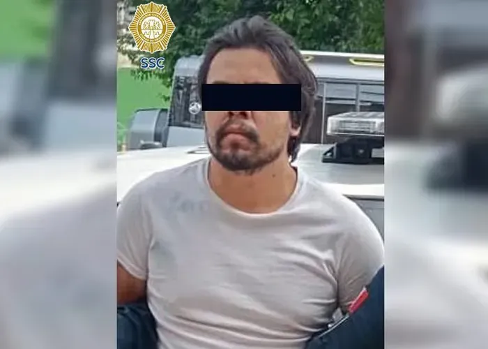 Dentención de Luis Alberto ‘N’, este miércoles.