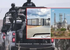 Refinería clandestina apareció en imágenes desde 2025 y operó cerca de la Guardia Nacional: aún no hay detenidos por el decomiso en Reynosa. | Crédito: Agencia Reforma/Banco digital GH