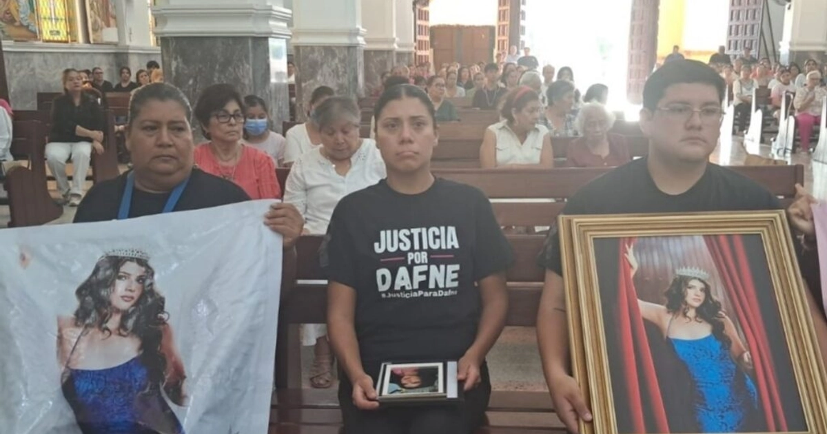 Misa y marcha reúnen a cientos por Dafne; su madre confía en que habrá justicia (Foto: Especial)