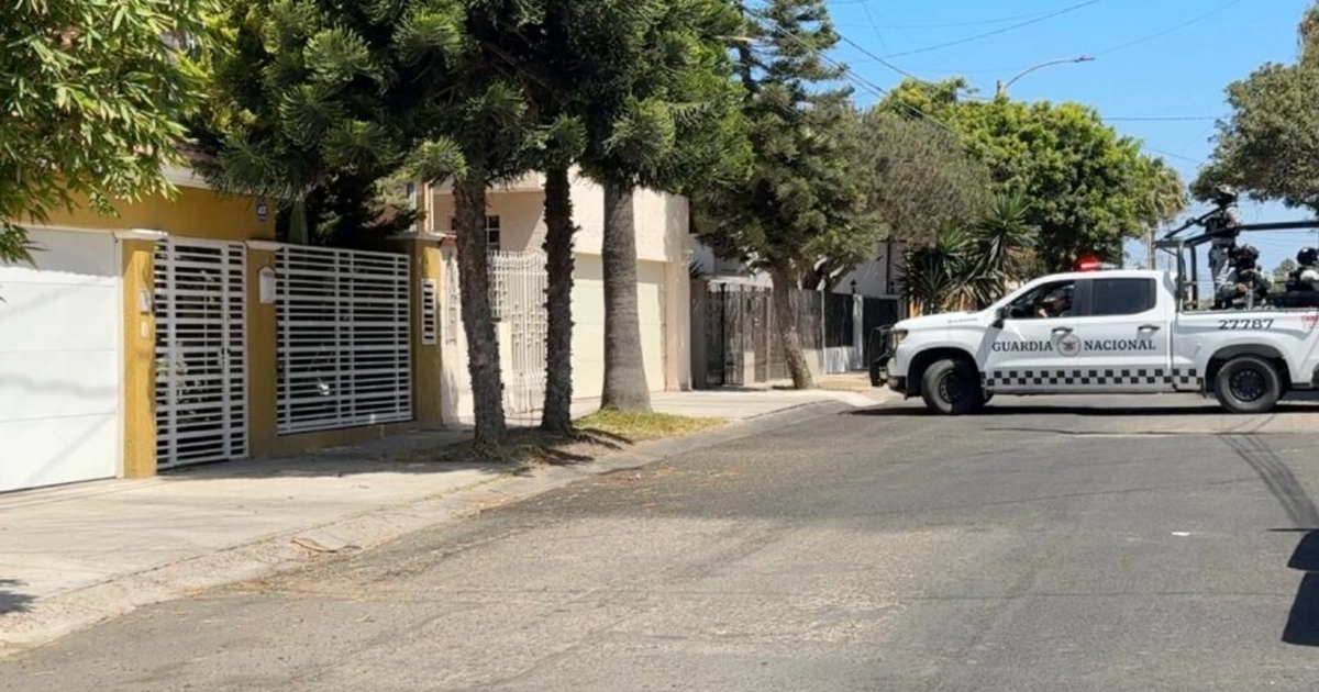 FGR reasegura casa de hija del “Mencho” en Tijuana. Foto: Alberto Elenes