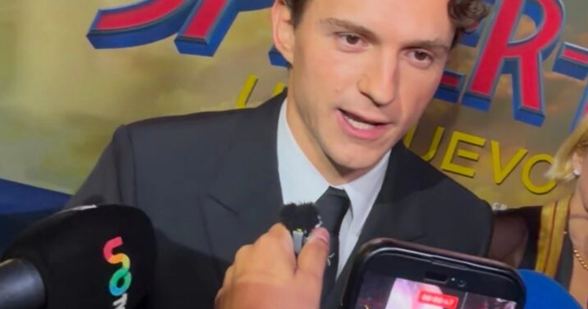 Tom Holland en CDMX Foto: Uno TV