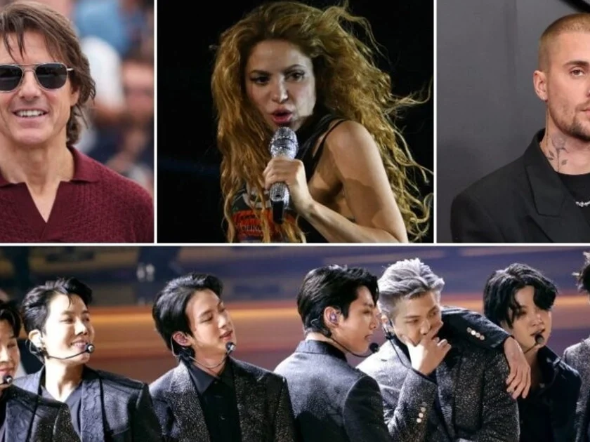 Tom Cruise, Shakira, Justin y BTS estarán en la final del Mundial 2026. AFP