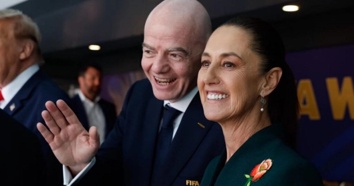 Claudia Sheinbaum y Gianni Infantino | Foto: Presidencia de la República