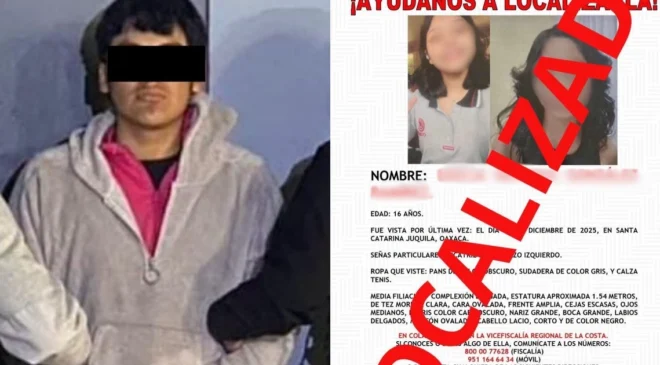 Hombre secuestra a menor de 16 años en Oaxaca y la prostituye en Hidalgo