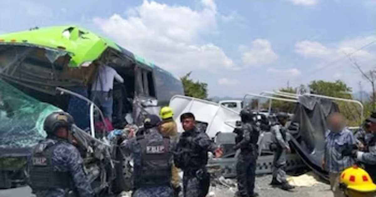 Hasta el momento no se sabe si la víctima mortal era un elemento federal. Crédito: Protección civil de Chiapas