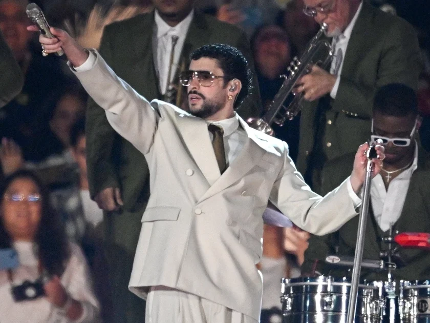 Bad Bunny en concierto en CDMX