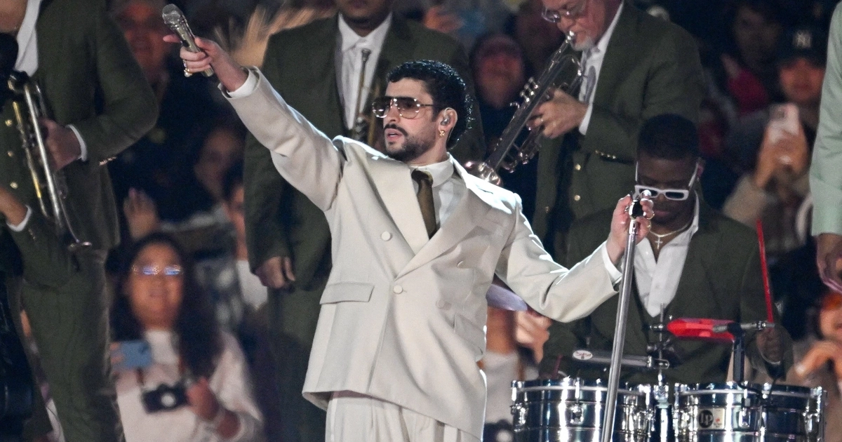 Bad Bunny en concierto en CDMX
